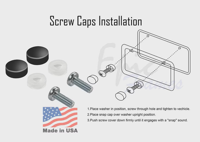Screw caps installation instructions
