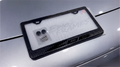 Black on Black Z06 Corvette C8 Carbon Fiber License Plate Frame